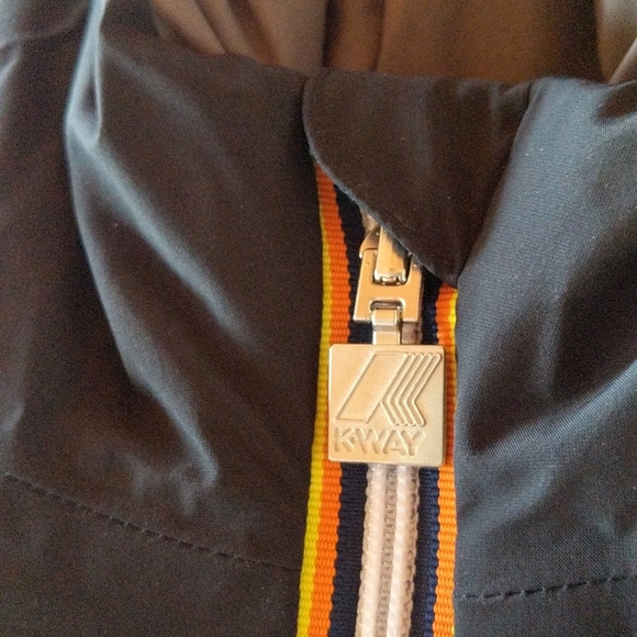 NWT K-Way Lily Warm Double Reversible Girl's Jacket - Picture 6 of 16